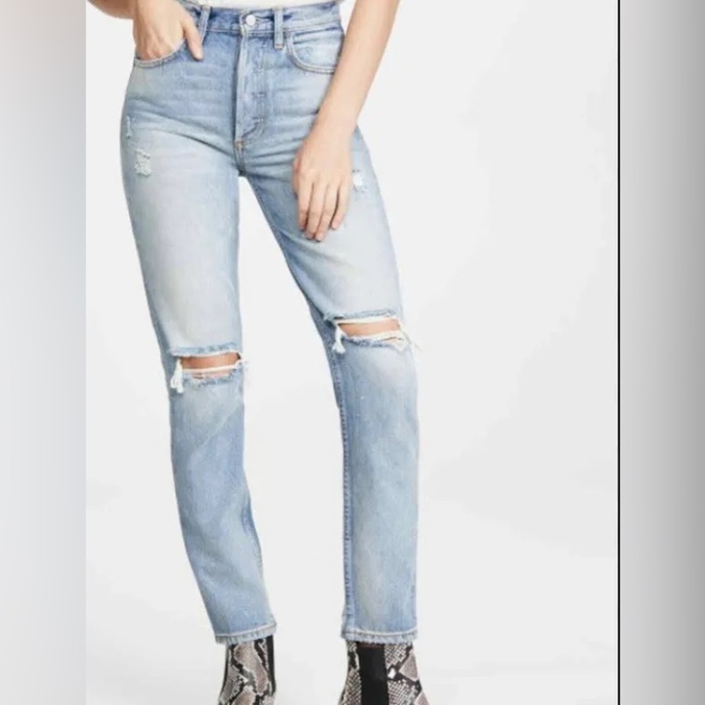 Boyish The‎ Billy High Rise Rigid Skinny Jeans 25